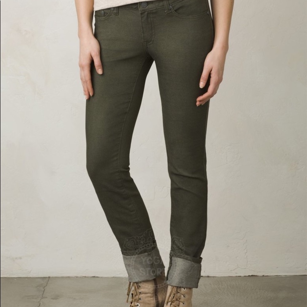 Prana Kara Jeans Cargo Green size 6/28